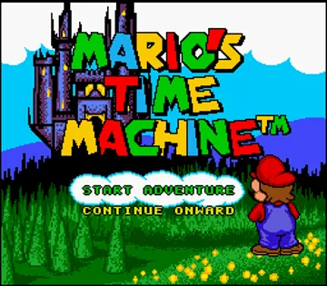 Mario's Time Machine (USA) screen shot title